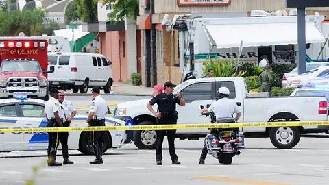 La zona en la que ha tenido lugar el tiroteo al pub gay en Orlando La zona en la que ha tenido lugar el tiroteo al pub gay en Orlando