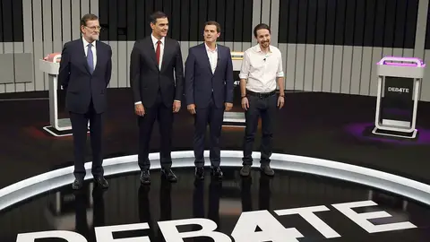 Los candidatos del Debate a 4 Los candidatos del Debate a 4