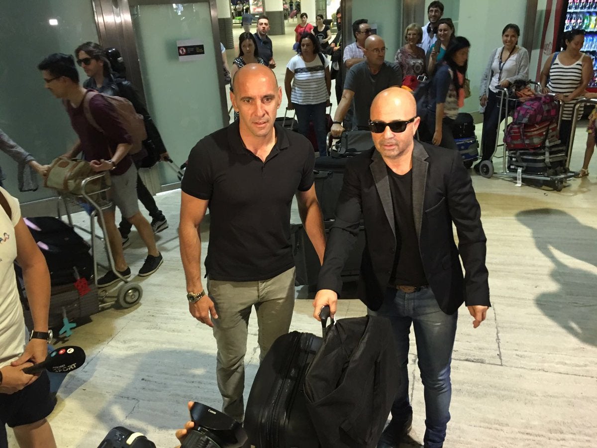 Jorge Sampaoli ya se encuentra en Sevilla para negociar su contrato Jorge Sampaoli ya se encuentra en Sevilla para negociar su contrato