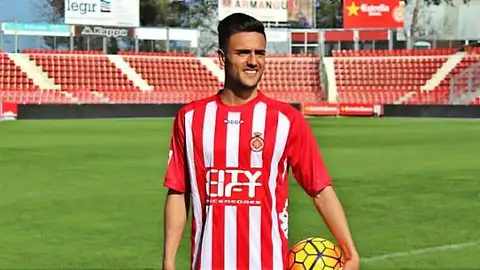 Cristian Herrera, jugador del Girona Cristian Herrera, jugador del Girona