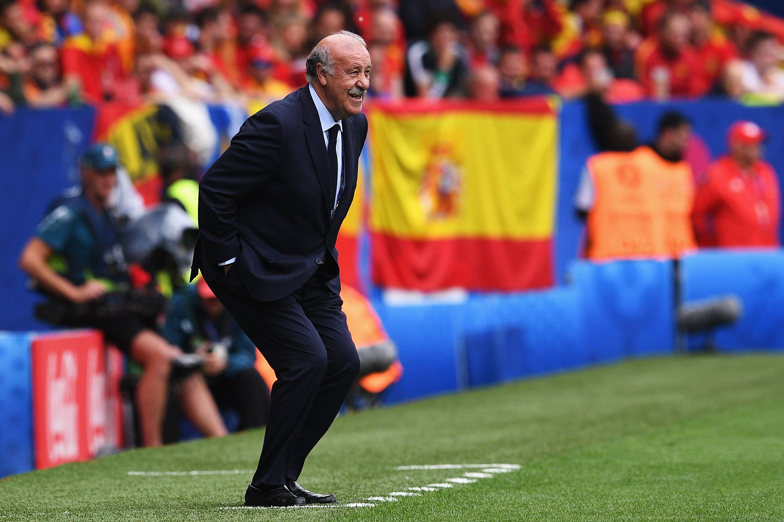 Del Bosque: "Italia no hace gran fútbol, pero nos ha creado mucho peligro" Del Bosque: "Italia no hace gran fútbol, pero nos ha creado mucho peligro"