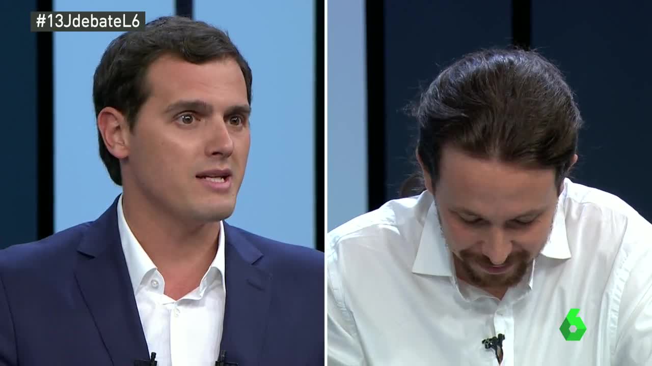 Rifirrafe entre Pablo Iglesias y Albert Rivera por la financiación de Podemos Rifirrafe entre Pablo Iglesias y Albert Rivera por la financiación de Podemos