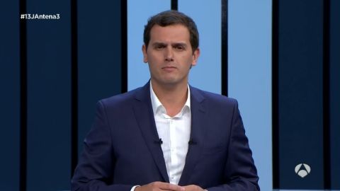 Albert Rivera durante su &uacute;ltimo minuto