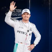 El piloto de Fórmula Uno Nico Rosberg El piloto de Fórmula Uno Nico Rosberg