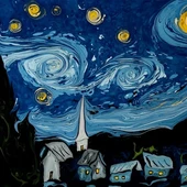 'La noche estrellada' de Van Gogh 'La noche estrellada' de Van Gogh