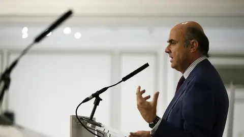 El ministro de Economía en funciones, Luis de Guindos El ministro de Economía en funciones, Luis de Guindos