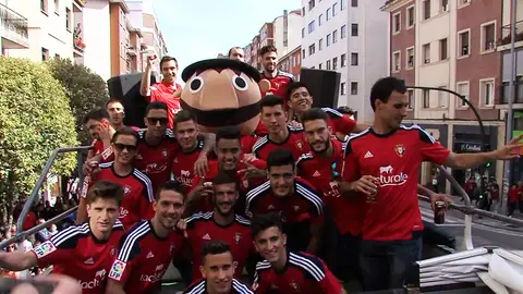 Osasuna y celebración ascenso Osasuna y celebración ascenso