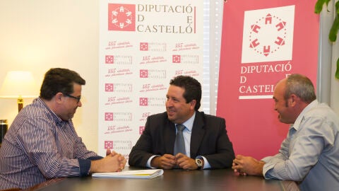 se han reunido M&aacute;ximo Belenguer, delegado de la FCCV en Castell&oacute;n y Javier Moliner, presidente de la Diputaci&oacute;n de Castell&oacute;n
