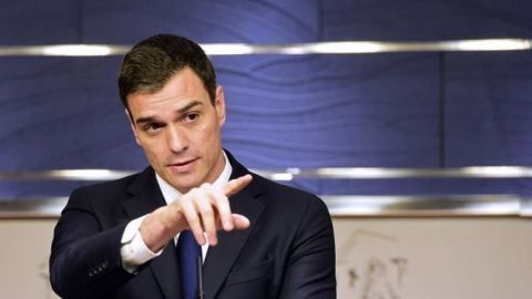 El l&iacute;der del PSOE, Pedro S&aacute;nchez