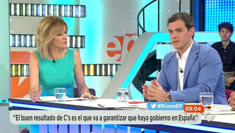 Albert Rivera: "Si Ciudadanos crece un 2% se asegura que España tenga un Gobierno moderado" Albert Rivera: "Si Ciudadanos crece un 2% se asegura que España tenga un Gobierno moderado"