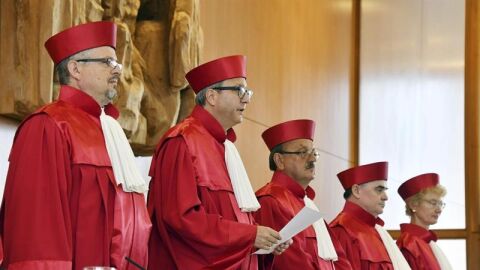 Jueces del Tribunal Constitucional alem&aacute;n