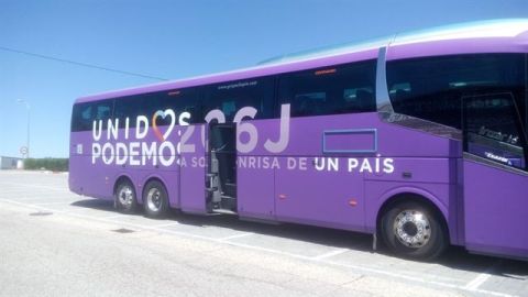 Autob&uacute;s de Podemos
