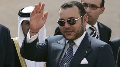 El rey de Marruecos, Mohamed VI.