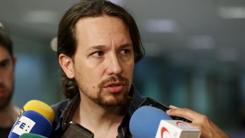 El l&iacute;der de Podemos, Pablo Iglesias