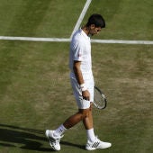 Djokovic, cabizbajo en Wimbledon