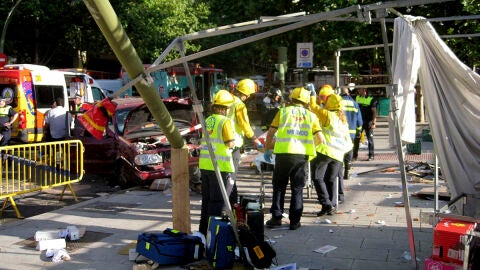 Atienden un suceso ocurrido en Ronda de Toledo