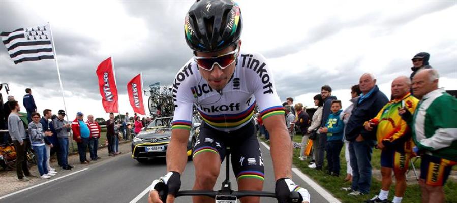 Peter Sagan en la segunda etapa del Tour de Francia 2016 Peter Sagan en la segunda etapa del Tour de Francia 2016