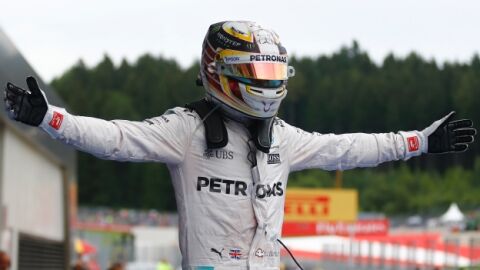Hamilton en Austria