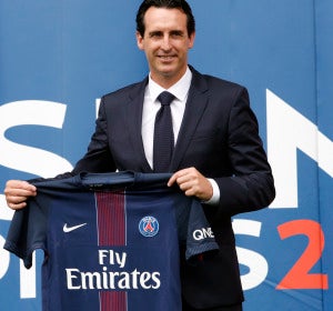 Unai Emery, en su presentación como entrenador del PSG Unai Emery, en su presentación como entrenador del PSG