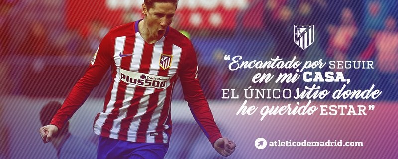 Fernando Torres renueva con el Atlético de Madrid Fernando Torres renueva con el Atlético de Madrid