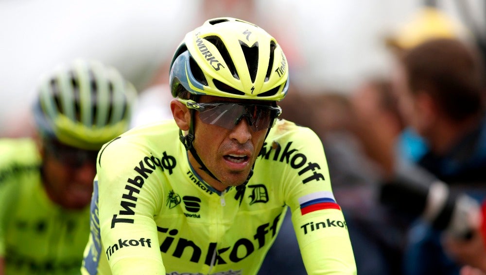 Alberto Contador, en el Tour de Francia