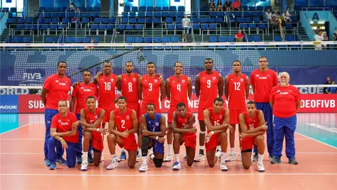 La selección de Cuba de voleibol La selección de Cuba de voleibol