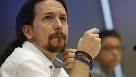 El l&iacute;der de Podemos, Pablo Iglesias.