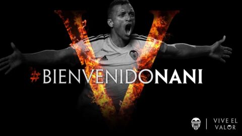 Nani, nuevo jugador del Valencia