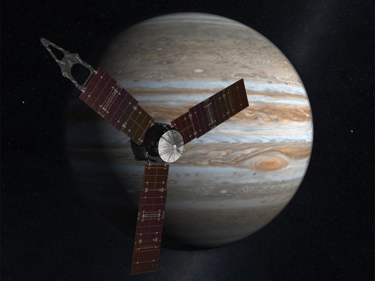 Eureka: Llega a Júpiter la nave Juno de la NASA después de cinco años Eureka: Llega a Júpiter la nave Juno de la NASA después de cinco años