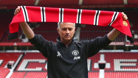 Jose Mourinho, en su presentaci&oacute;n en Old Trafford