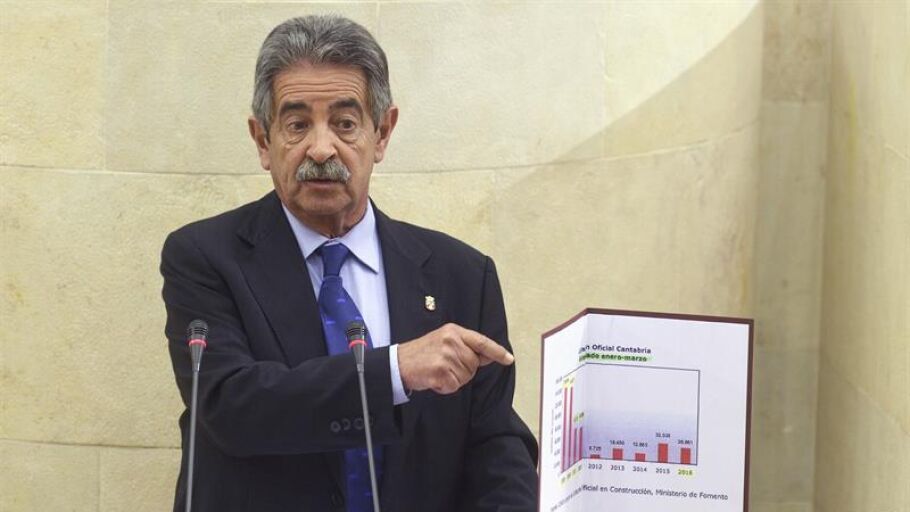 El presidente de Cantabria, Miguel &Aacute;ngel Revilla.