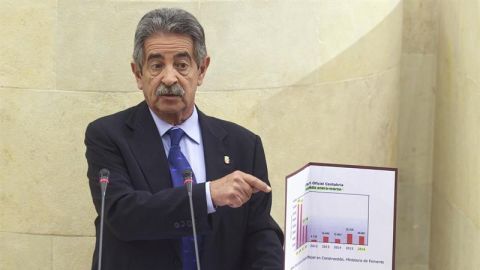 El presidente de Cantabria, Miguel &Aacute;ngel Revilla.