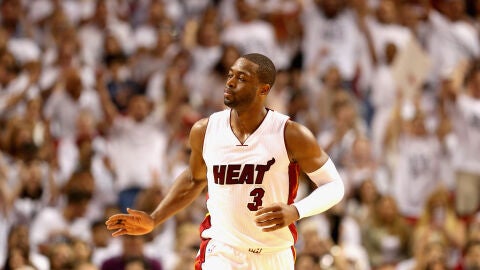 Wade, en un partido de los Miami Heat