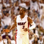 Wade, en un partido de los Miami Heat