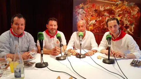 Pablo Del Río, Gustavo Alegría, Paco March, Juan Pedro Cano. Pan y Toros