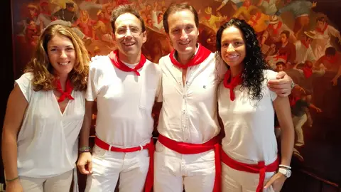 Pan y Toros Gloria Sánchez Grande, Juan Carlos Gil, Juan Pedro Cano, Verónica Ruíz