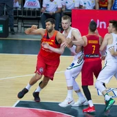 Felipe Reyes ante Lituania en Kaunas Felipe Reyes ante Lituania en Kaunas
