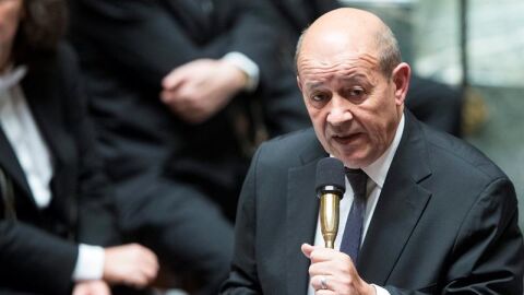 El ministro galo de Defensa, Jean-Yves Le Drian