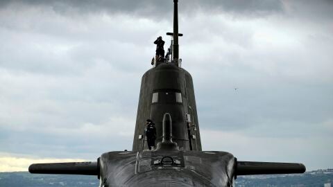 Submarino nuclear de la Marina Real brit&aacute;nica 
