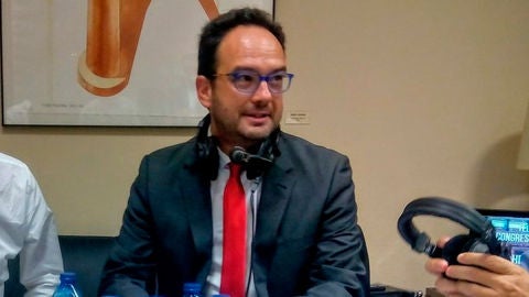 El portavoz parlamentario del PSOE en el Congreso, Antonio Hernando