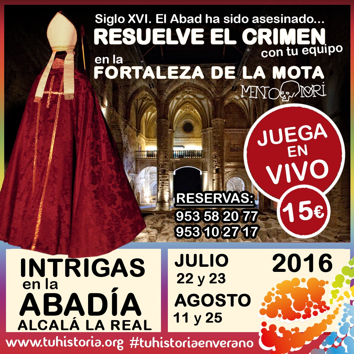 Jaén en la Onda con Nicolás Hidalgo 21/07/2016 INTRIGAS EN LA ABADÍA Jaén en la Onda con Nicolás Hidalgo 21/07/2016 INTRIGAS EN LA ABADÍA