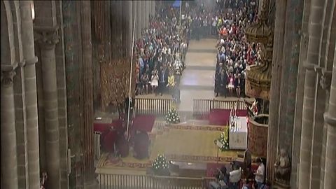 Frame 67.82528 de: El arzobispo de Santiago, Juli&aacute;n Barrio, apuesta por la fe para erradicar las causas del terrorismo