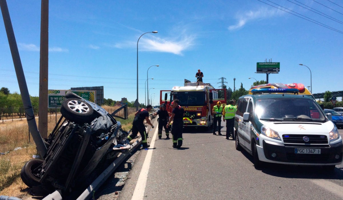 Muere un hombre de 58 años en un accidente de tráfico en Madrid Muere un hombre de 58 años en un accidente de tráfico en Madrid