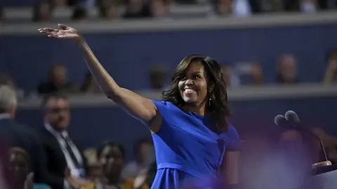Michelle Obama en la convención del Partido Demócrata de EEUU Michelle Obama en la convención del Partido Demócrata de EEUU