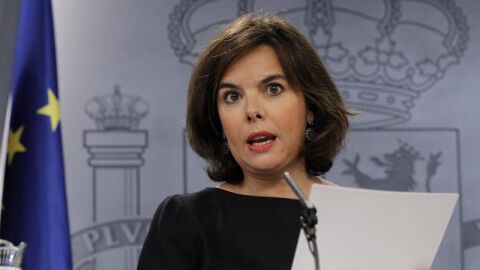 La vicepresidenta del Gobierno en funciones, Soraya S&aacute;enz de Santamar&iacute;a