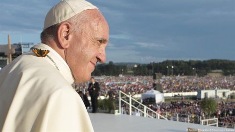 El papa Francisco en la JMJ en Cracovia.