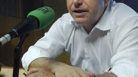 El alcalde de Pontevedra en Un alto en el camino Miguel Anxo Fernandez Lores, alcalde de Pontevedra durante la conversación.