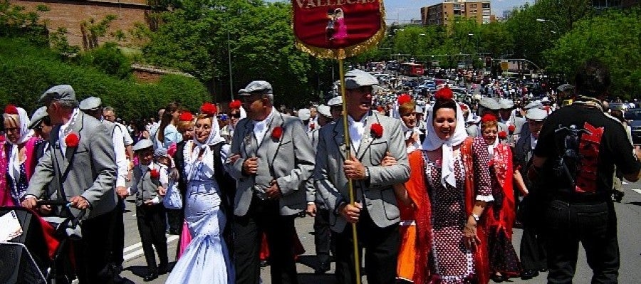Chulapos en San Isidro. Chulapos en San Isidro.