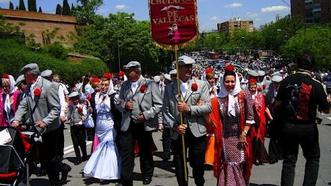 Chulapos en San Isidro.