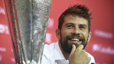 Coke se despide entre l&aacute;grimas del Sevilla. 
